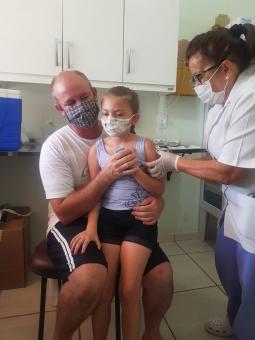 Prefeitura de Taquari inicia a imunização de crianças de 5 aos 11 anos