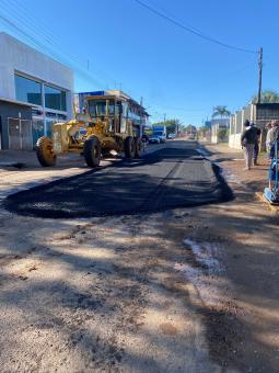 Prefeitura de Taquari realiza operação tapa-buracos nesta segunda-feira