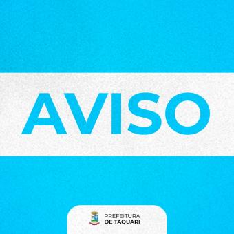 Aviso de Transferência de Pregão Eletrônico 
