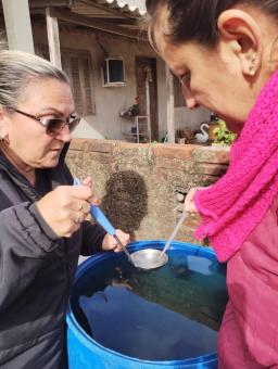 Agentes realizam levantamento para combate do Aedes aegypti Agentes realizam levantamento para combate do Aedes aegypti