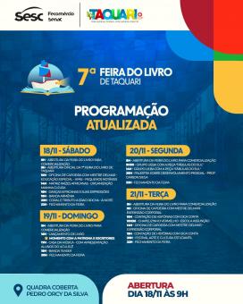 Feira do Livro inicia neste sábado