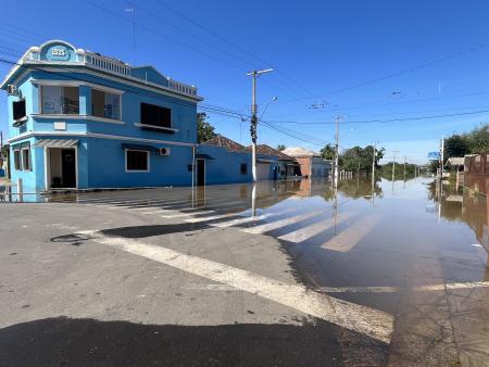 Taquari sofre segunda enchente em  70 dias e registra maior nível em 80 anos