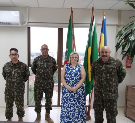 Junta Militar recebe oficiais do Posto de Recrutamento e Mobilização (PRM) Junta Militar recebe oficiais do Posto de Recrutamento e Mobilização (PRM)